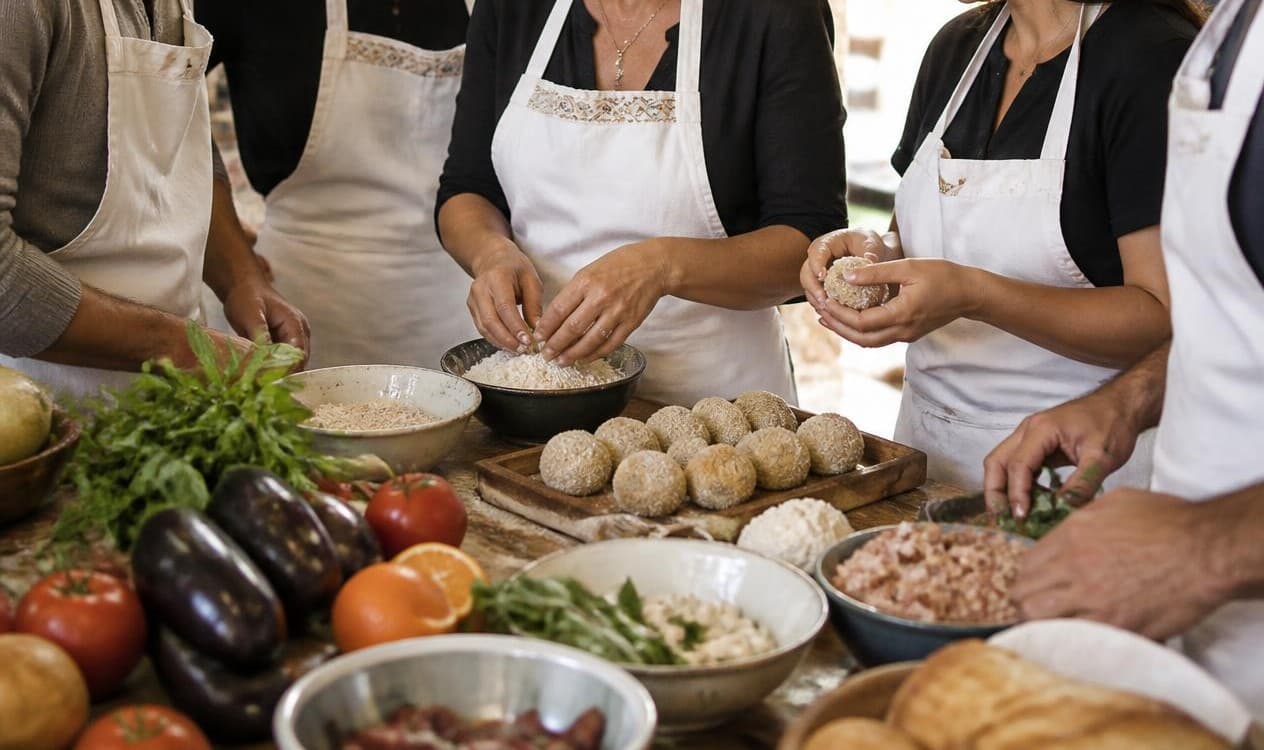 Traditional cooking class in Palermo with Mamma Corleone