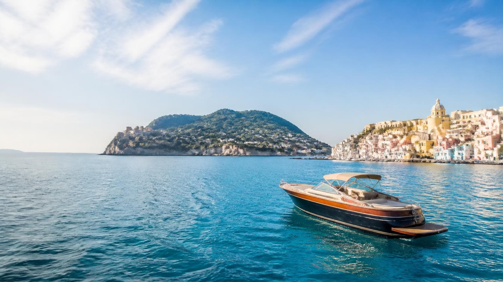 Boat excursion to Ischia and Procida with departure from Naples
